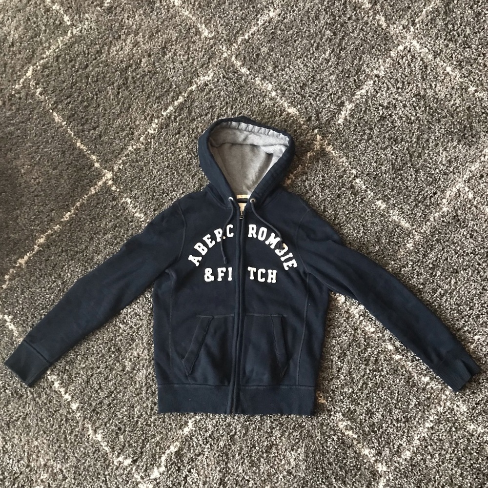 Heavy Abercrombie &Fitch Men’s Hoodie MEDIUM EUC!!